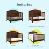 image:imagedaVinci Charlie 4in1 Baby Crib Convertible to Toddler Bed Daybed FullSize Bed Easy Assembly  GREENGUARD Gold Certified  4 Adjustable Mattress Heights Conversion Kit Sold Separately  Espresso