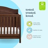 image:imagedaVinci Charlie 4in1 Baby Crib Convertible to Toddler Bed Daybed FullSize Bed Easy Assembly  GREENGUARD Gold Certified  4 Adjustable Mattress Heights Conversion Kit Sold Separately  Espresso