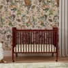 image:imagedaVinci Jenny Lind 3in1 Convertible Baby Crib Navy  GREENGUARD Gold Certified Converts to Toddler Bed amp Daybed 4 Adjustable Mattress Heights  Conversion Kit Sold SeparatelyRich Cherry