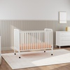 image:imagedaVinci Jenny Lind 3in1 Convertible Baby Crib Navy  GREENGUARD Gold Certified Converts to Toddler Bed amp Daybed 4 Adjustable Mattress Heights  Conversion Kit Sold SeparatelyWhite