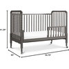 image:imagedaVinci Jenny Lind 3in1 Convertible Baby Crib Navy  GREENGUARD Gold Certified Converts to Toddler Bed amp Daybed 4 Adjustable Mattress Heights  Conversion Kit Sold SeparatelySlate