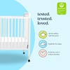image:imagedaVinci Jenny Lind 3in1 Convertible Baby Crib Navy  GREENGUARD Gold Certified Converts to Toddler Bed amp Daybed 4 Adjustable Mattress Heights  Conversion Kit Sold SeparatelyWhite
