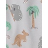 image:imagelittle planet by carters Unisex Baby 3pack Short Sleeve Bodysuits Made With Organic CottonAussie Friends