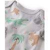 image:imagelittle planet by carters Unisex Baby 3pack Short Sleeve Bodysuits Made With Organic CottonAussie Friends