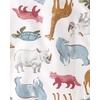 image:imagelittle planet by carters Unisex Baby 3pack Short Sleeve Bodysuits Made With Organic CottonEndangered Species