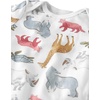 image:imagelittle planet by carters Unisex Baby 3pack Short Sleeve Bodysuits Made With Organic CottonEndangered Species