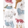 image:imagelittle planet by carters Unisex Baby 3pack Short Sleeve Bodysuits Made With Organic CottonPrehistoricStripe