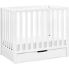 image:imageCarters by DaVinci Colby 4in1 Convertible Mini Crib with Trundle Drawer in White Greenguard Gold Certified Undercrib StorageWhite