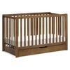 image:imageCarters by Davinci Colby 4in1 Convertible Crib wTrundle Storage  GREENGUARD Certified Convertible Baby Crib to Toddler Bed Daybed FullSize Bed  4 Adjustable Mattress Heights Walnut