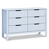 image:imageCarters by Davinci Colby 6Drawer Double Dresser in Powder Blue GREENGUARD Gold CertifiedPowder Blue