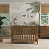 image:imageCarters by Davinci Colby LowProfile 4in1 Baby Crib Walnut  GREENGUARD Certified Crib Convertible to Toddler Bed Daybed amp FullSize Bed 4 Adjustable Mattress Heights Easy to AssembleWalnut