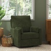 image:imageCarters by Davinci Ethan Swivel Recliner  Performance Cream Linen  GREENGUARD Gold CertiPURUS Certified Glider w 360 Swivel  Spacious Seating for Extra Comfort  Water amp Stain ResistantForest Green Linen