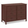 image:imageDavinci Charlie 6Drawer Double Dresser in WhiteCrimson