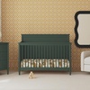 image:imageDavinci Frem 4in1 Convertible Crib GREENGUARD Certified Forest Green  Converts to Toddler Bed Daybed amp FullSize Bed  4 Adjustable Mattress Heights  Conversion Kits Sold Separately