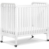 image:imageDavinci Jenny Lind 3in1 Convertible Mini Crib in White Removable Wheels Greenguard Gold Certified  GREENGUARD Certified Mini Crib w Removable Wheels Converts to Toddler Bed amp Daybed w 4 Adjustable Mattress Heights