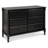 image:imageDavinci Jenny Lind Spindle 6Drawer Dresser in EbonyEbony
