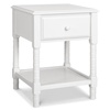 image:imageDavinci Jenny Lind Spindle Nightstand in EbonyWhite