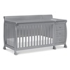 image:imageDavinci Kalani 4in1 Convertible Crib amp Changer Combo Gray  GREENGUARD Gold Certified Converts to Toddler Bed Daybed amp FullSize Bed 4 Adjustable Mattress Heights Easy to AssembleGrey