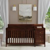 image:imageDavinci Kalani 4in1 Convertible Crib amp Changer Combo Gray  GREENGUARD Gold Certified Converts to Toddler Bed Daybed amp FullSize Bed 4 Adjustable Mattress Heights Easy to AssembleEspresso