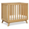 image:imageDavinci Otto 3in1 Convertible Mini Baby Crib w 4 Mattress  Honey  GREENGUARD Gold Certified Mini Crib Convertible to Toddler Bed amp Daybed  Easy to Assemble  4 Adjustable Mattress HeightsHoney