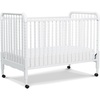 image:imagedaVinci Jenny Lind 3in1 Convertible Baby Crib Navy  GREENGUARD Gold Certified Converts to Toddler Bed amp Daybed 4 Adjustable Mattress Heights  Conversion Kit Sold SeparatelyWhite