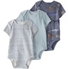 Deep Sea Print  Painterly Stripes