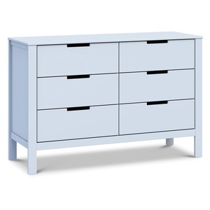 image:imageCarters by Davinci Colby 6Drawer Double Dresser in Powder Blue GREENGUARD Gold CertifiedPowder Blue
