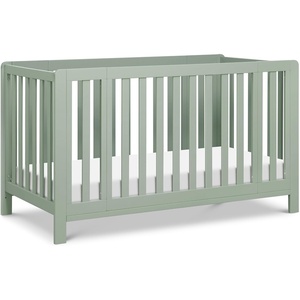 image:imageCarters by Davinci Colby Grow 6in1 Convertible Baby Crib Light Sage  Converts from Portable Bassinet to FullSize Crib FullSize Crib w Wheels Daybed Junior Bed FullSize Bed  GREENGUARD