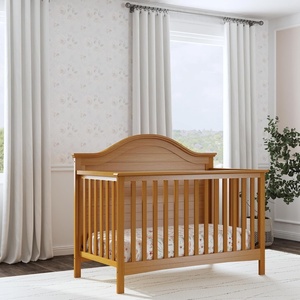 image:imageCarters by Davinci Nolan 4in1 Convertible Crib in Light Sage Greenguard Gold CertifiedChestnut
