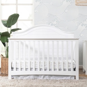 image:imageCarters by Davinci Nolan 4in1 Convertible Crib in Light Sage Greenguard Gold CertifiedWhite