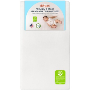 image:imageDaVinci Pure Core Memory Foam Baby Crib Mattress  GREENGUARD Gold Certified Dual Sided 2Stage Infant amp Toddler Bed Mattress  Lightweight Waterproof amp Breathable  For Standard Crib SizePremium 2Stage