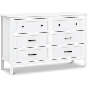 image:imageDavinci Beau 6Drawer Baby Dresser GREENGUARD Gold Certified Honey  6 Spacious SmoothGliding Drawers w Ample Storage  Durable amp Modern EasytoAssemble Nursery Dresser for Kids Boys amp GirlsWhite