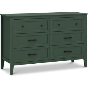 image:imageDavinci Beau 6Drawer Baby Dresser GREENGUARD Gold Certified Honey  6 Spacious SmoothGliding Drawers w Ample Storage  Durable amp Modern EasytoAssemble Nursery Dresser for Kids Boys amp GirlsForest Green
