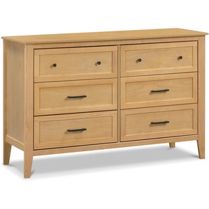 image:imageDavinci Beau 6Drawer Baby Dresser GREENGUARD Gold Certified Honey  6 Spacious SmoothGliding Drawers w Ample Storage  Durable amp Modern EasytoAssemble Nursery Dresser for Kids Boys amp GirlsHoney