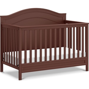 image:imageDavinci Charlie 4in1 Convertible Baby Crib  GREENGUARD Gold Certified Convertible Crib to Toddler Bed Daybed FullSize Wooden Bed and Durable  4 Adjustable Mattress Heights  GreyCrimson