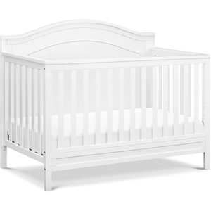 image:imageDavinci Charlie 4in1 Convertible Crib  GREENGUARD Gold Certified  Converts from Baby Crib to Toddler Bed Daybed and FullSize Bed Effortlessly  4 Adjustable Heights  Wooden White Baby Bed