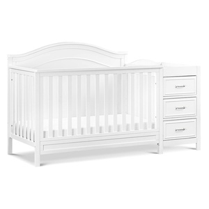 image:imageDavinci Charlie 4in1 Convertible Mini Crib and Changer Combo in White Greenguard Gold CertifiedWhite