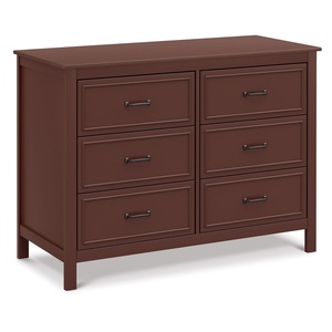 image:imageDavinci Charlie 6Drawer Double Dresser in WhiteCrimson