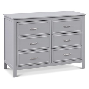 image:imageDavinci Charlie 6Drawer Double Dresser in WhiteGrey