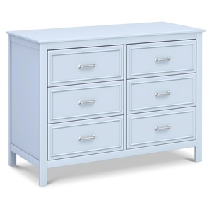 image:imageDavinci Charlie 6Drawer Double Dresser in WhitePowder Blue