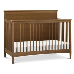 image:imageDavinci Frem 4in1 Convertible Baby Crib GREENGUARD Certified Walnut  Converts to Toddler Bed amp Daybed amp FullSize Bed  4 Adjustable Mattress Heights  Conversion Kit Sold Separately