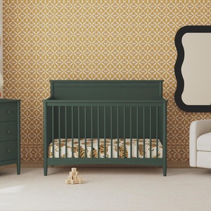 image:imageDavinci Frem 4in1 Convertible Crib GREENGUARD Certified Forest Green  Converts to Toddler Bed Daybed amp FullSize Bed  4 Adjustable Mattress Heights  Conversion Kits Sold Separately