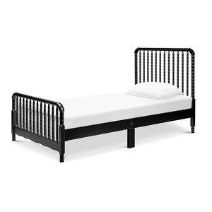 image:imageDavinci Jenny Lind TwinBed with Wood Spindle Posts in EbonyMattress Support Slats IncludedEbony