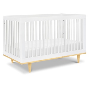 image:imageDavinci Marley 3in1 Convertible Baby Crib Walnut  GREENGUARD Gold Certified FSC Certified Converts to Toddler Bed amp Daybed 4 Adjustable Mattress Heights  Easy AssemblyWhite