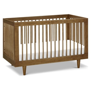 image:imageDavinci Marley 3in1 Convertible Baby Crib Walnut  GREENGUARD Gold Certified FSC Certified Converts to Toddler Bed amp Daybed 4 Adjustable Mattress Heights  Easy AssemblyWalnut