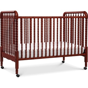 image:imagedaVinci Jenny Lind 3in1 Convertible Baby Crib Navy  GREENGUARD Gold Certified Converts to Toddler Bed amp Daybed 4 Adjustable Mattress Heights  Conversion Kit Sold SeparatelyRich Cherry