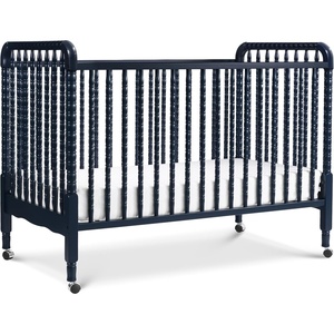 image:imagedaVinci Jenny Lind 3in1 Convertible Baby Crib Navy  GREENGUARD Gold Certified Converts to Toddler Bed amp Daybed 4 Adjustable Mattress Heights  Conversion Kit Sold SeparatelyNavy