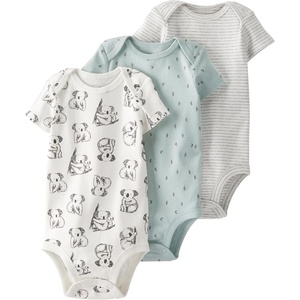 image:imagelittle planet by carters Unisex Baby 3pack Short Sleeve Bodysuits Made With Organic CottonKoala