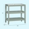 image:imageCarters by Davinci Colby Changing Table in White GREENGUARD Gold CertifiedLight Sage