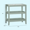 image:imageCarters by Davinci Colby Changing Table in White GREENGUARD Gold CertifiedLight Sage